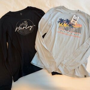 2 Hurley Women's Long-Sleeve Tshirts XS